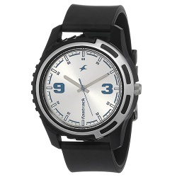 Eye-Catching Fastrack Casual Silver Dial Mens Analog Watch