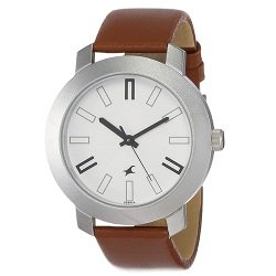 Trendsetting Fastrack Casual White Dial Gents Analog Watch