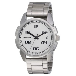 Exclusive Fastrack Casual Silver Dial Gents Analog Watch to Sivaganga
