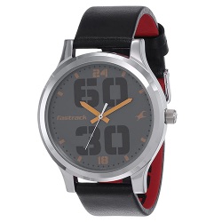 Marvelous Fastrack Bold Grey Dial Gents Analog Watch