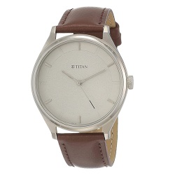 Finest  Neo Analog White Dial Mens Watch