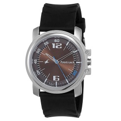 Designer Fastrack Economy Analog Brown Dial Gents Watch