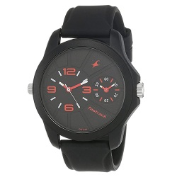Eye Catching Fastrack Two Timers Analog Black Dial Mens Watch