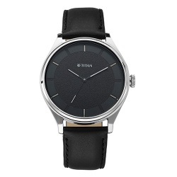 Smashing Titan Workwear Watch with Black Dial N Leather Strap to India