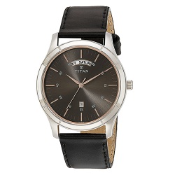 Fancy Titan Neo Analog Grey Anthracite Dial Mens Watch to Dadra and Nagar Haveli