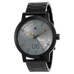 Attractive Fastrack Road Trip Analog Grey Dial Mens Watch