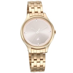 Designer Fastrack Rose Gold Dial Womens Watch to Nipani