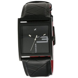 Trendy Fastrack New OTS Upgrade Rectangular Black Dial Womens Watch