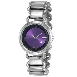 Designer Fastrack Purple Dial Womens Analog Watch