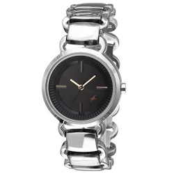 Exclusive Fastrack Analog Round Black Dial Womens Watch to Punalur