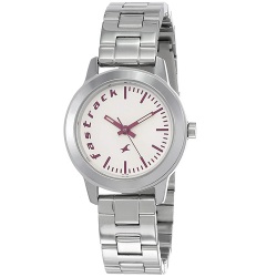 Mesmerizing Fastrack Fundamentals Analog White Dial Womens Watch to Andaman and Nicobar Islands
