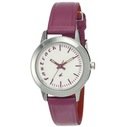 Remarkable Fastrack Fundamentals White Dial Watch for Women