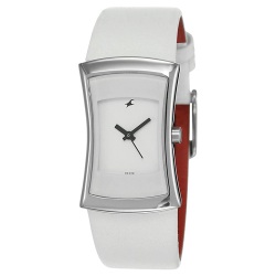 Elegant Fastrack Fits and Forms White Dial Womens Watch