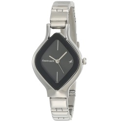 Fancy Fastrack Bright Black Dial Analog Womens Watch