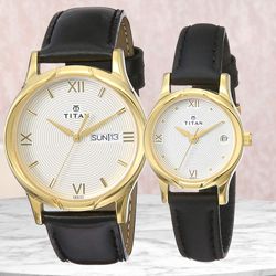 Remarkable Titan Bandhan Analog Couple Watch