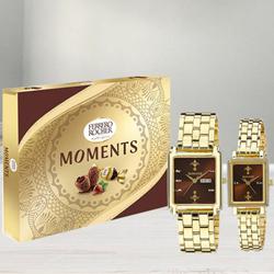 Marvelous Sonata Analog Watch N Ferrero Rocher Moments Chocos