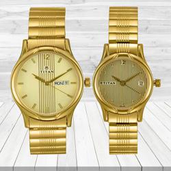 Marvelous Titan Bandhan Analog Watch for Couple