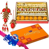 Haldiram Assorted Sweets with Cadbury Celebration to Rakhi-to-world-wide.asp