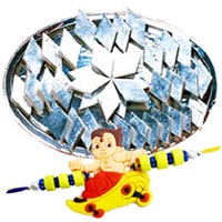 Chota Bheem Rakhi with Kaju Katli to Rakhi-to-world-wide.asp