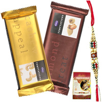 Lovely Cadburys Temptations with Free Kids Rakhi to Rakhi-to-world-wide.asp