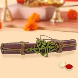 Auspicious Om Rakhi Band to Rakhi-to-world-wide.asp