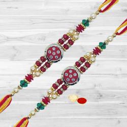 Kundan Rakhi Set to Rakhi-to-world-wide.asp