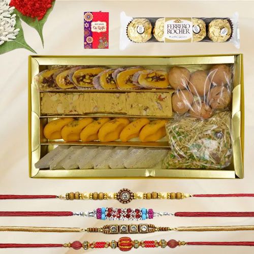 Endearing Sweets N Fancy Rakhi to Rakhi-to-world-wide.asp