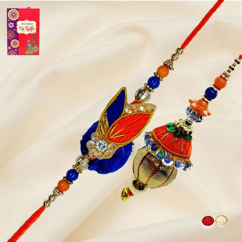 Wonderful Bhaiya Rakhi Set to Rakhi-to-world-wide.asp