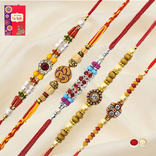 Set of 5 Rakhis to World-wide-only-rakhi.asp