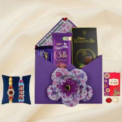 Fancy Rakhi - Choco Hamper in Personalized Envelope to World-wide-rakhi-chocolates.asp