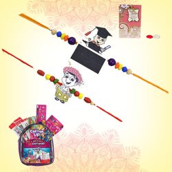 Assorted Hobby Bag N Swanky Twin Kids Rakhis to Rakhi-to-world-wide.asp