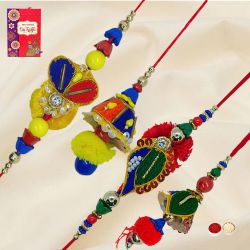 A Very Attractive Bhaiya Bhabhi Rakhi Set to Rakhi-to-world-wide.asp