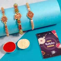 Sacred Om and Ganesh Rakhi to World-wide-only-rakhi.asp