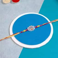 Kundan Designer Rakhi Set to World-wide-only-rakhi.asp