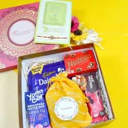 Splendid Snacks  N  Rakhi Card Combo to World-wide-rakhi-chocolates.asp