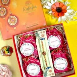 Fancy Rakhi  N  Nuts Signature Box to World-wide-rakhi-hampers.asp