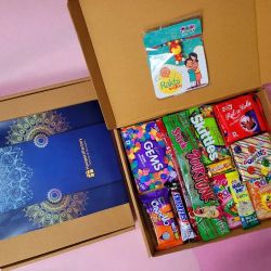 Kids Rakhi n Chocolates Delicacy to World-wide-rakhi-hampers.asp