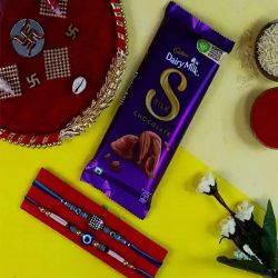 Protective Charms Designer Rakhi Set to World-wide-rakhi-chocolates.asp