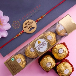 Sweet Bond Rakhi & Chocolates Hamper to Rakhi-to-world-wide.asp